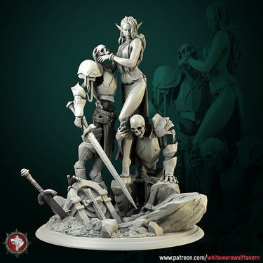 Laedria The Necromancer - Diorama
